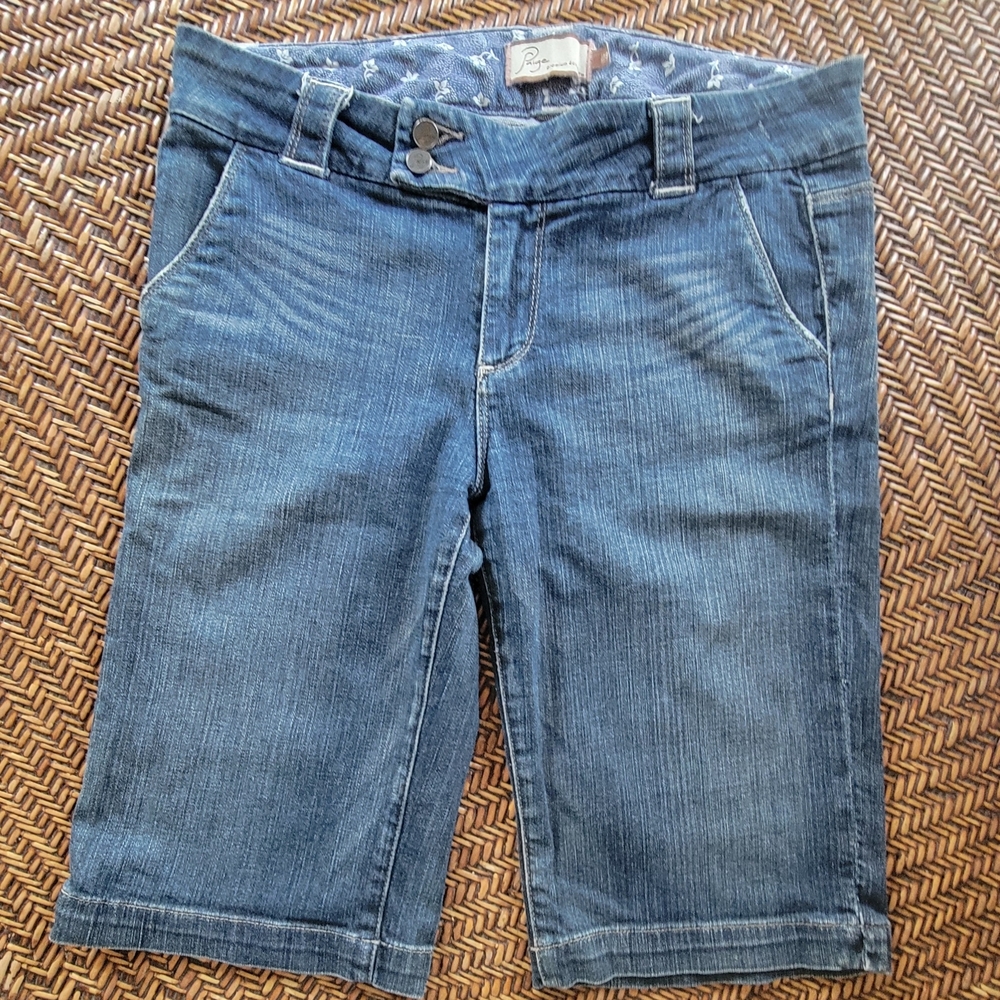 Paige Premium Denim "Sweetzer"  Bermuda Shorts